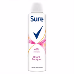 Sure Women Motion Sense Antiperspirant Deodorant, Bright Bouquet, 150ml (Pack of 6)