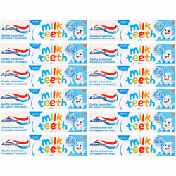 Aquafresh Milk Teeth 0-2 Years Kids Toothpaste, 50 ml (Pack of 12)