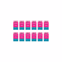 Carefree with Cotton Extract Breathable Pantyliners - Pack of 20 (Pack of 12)