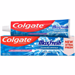 Colgate Max Fresh COOL MINT with Cooling Crystals Toothpaste, 100ml (Pack of 12)