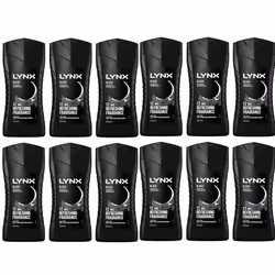 Lynx Black Shower Gel - 250ml (Pack of 12)