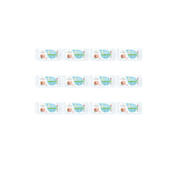 Natura Baby Wipes Sensitive Newborn Biodegradable Unscented, 60 Wipes (Pack of 12)