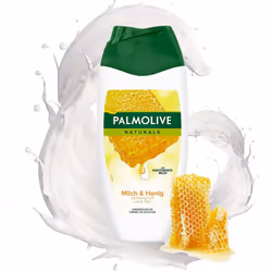 Palmolive Naturals Milk and Honey Shower Gel Cream, 250 ml (Pack of 12)