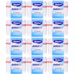 12 x Wisdom Denture Bath With Rinsing Basket