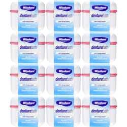 12 x Wisdom Denture Bath With Rinsing Basket