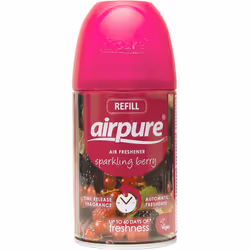Airpure Air-O-Matic Air Freshener Refill, 250ml Sparkling Berry