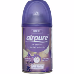 AIRPURE Air-O-Matic Air Freshener Refill, 250ml Lavender Moments