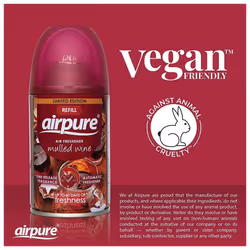 AIRPURE Air-O-Matic Air Freshener Refill, 250ml Mulled Wine
