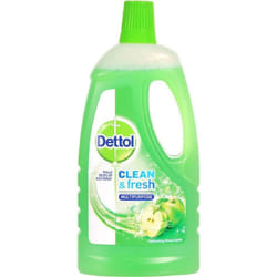 Dettol Power and Fresh Multi Purpose Cleaner, Refreshing Green Apple, 1L