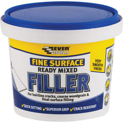 Everbuild Ready Mixed Fine Surface Filler, White, 600 g            RMFINE(n)