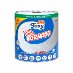 FOXY TORNADO KITCHEN TOWEL 3ply (300SHT)