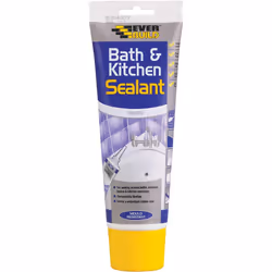 Everbuild Bath and Kitchen Acrylic Sealant, White, 200 ml EASIBATH(n)