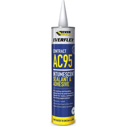 Everbuild Everflex AC95 Intumescent Sealant & Adhesive White 900ml(2413)        AC95900(n)