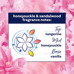 Comfort Fabric Conditioner  Honeysuckle & Sandalwood 48 Wash 1440 ml Pack of 6
