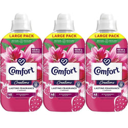 Comfort Creations Fabric Conditioner Strawberry & Lily 48 Washes- 1.44L Pack of 3
