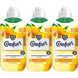 Comfort Fabric Laundry Conditioner Sunshiny Days 990ml Pack of 3