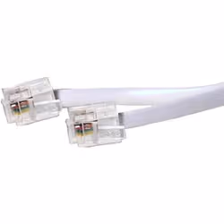 Cablenet 3m RJ11 6p6c 6 Core Straight Wired (White) - Additional view 2