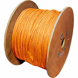 Cablenet Cat6a Orange S/FTP LSOH 26AWG Stranded Patch Cable 500m Reel, 500 m, Cat6a, S/FTP (S-STP), Orange