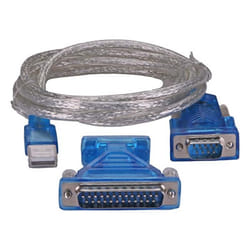 Cablenet CNL 2m USB-A DB9/25 Serial PL2303