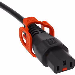 5m IEC C14 - IEC C13 IEC Lock + Black PVC 1.0mm Power Leads