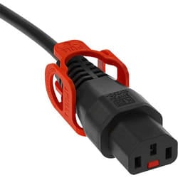 Cablenet 5m IEC C14 - IEC C13 IEC Lock + Black PVC 1.0mm Power Leads