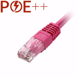 Cablenet 10m Cat6 RJ45 Pink U/UTP PVC 24AWG Flush Moulded Booted Patch Lead, 10 m, Cat6, U/UTP (UTP), RJ-45, RJ-45, Pink