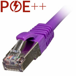 Cablenet 10m Cat6a RJ45 Violet S/FTP LSOH 26AWG Snagless Booted Patch Lead