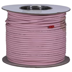 Cablenet 2 Core 1.5mm (41x0.2mm) Pro Grade LSOH CPR Eca Speaker Cable Pink 200m, Copper, 200 m, Pink