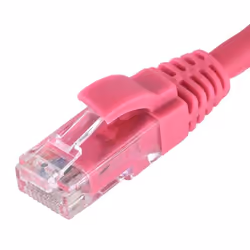 Cablenet 2m Cat6 RJ45 Pink U/UTP LSOH 24AWG Snagless Booted Patch Lead - Additional view 2