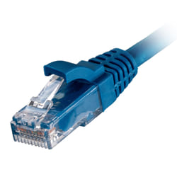 Cablenet 0.2m Cat6 RJ45 Blue U/UTP LSOH 24AWG Snagless Booted Patch Le