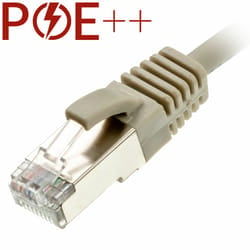 Cablenet 1.5m Cat6a RJ45 Grey U/FTP LSOH 30AWG Slim Snagless Booted Patch Lead