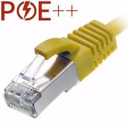 Cablenet 0.5m Cat6a RJ45 Yellow U/FTP LSOH 30AWG Slim Snagless Booted Patch Lea, 0.5 m, Cat6a, U/FTP (STP), RJ-45, RJ-45, Yel ...