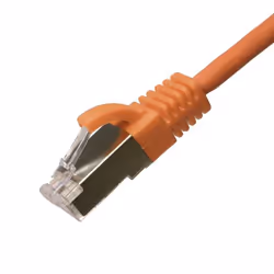 Cablenet 3m Cat6a RJ45 Orange U/FTP LSOH 30AWG Slim Snagless Booted Patch Lead