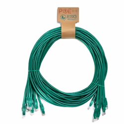 Cablenet 2.5m Cat6 RJ45 Green U/UTP PVC 24AWG Flush Moulded Booted Patch Lead (PK10) - Additional view 2