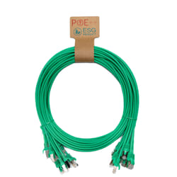 Cablenet 1.5m Cat6a RJ45 Green S/FTP LSOH 26AWG Snagless Booted Patch Lead (PK 10)