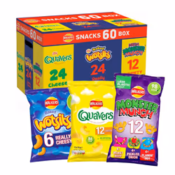Crisps Multipack Snack Box Bulk Buy - Mega Walkers Crisps Snacks Variety Box of 60 Crisps Share Bag. Multipack Crisps with To ...