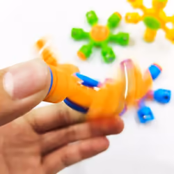 EDC Spinning Top Plastic Pop Fidget Spinner Kids Toys