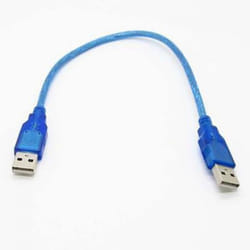 30cm USB 2.0 Type A Male to USB Male Cord Adapter Data Extension Cable
