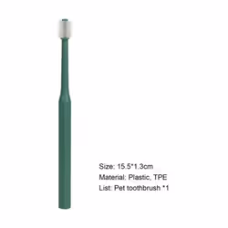 Fresh Mouth Toothbrush Practical Solid Color Hand-Held Teeth Care 360 Degree Cat