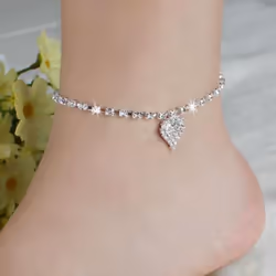 Love Heart Star Wedding Sandal Beach Anklet Chain Foot Jewelry