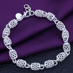 Women's Hollow Chain Bracelet Charm Wrist Bangle Clasp Gift