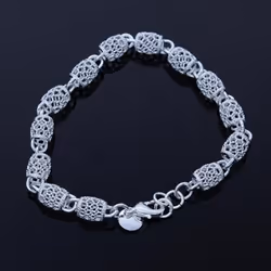 Women's Hollow Chain Bracelet Charm Wrist Bangle Clasp Gift