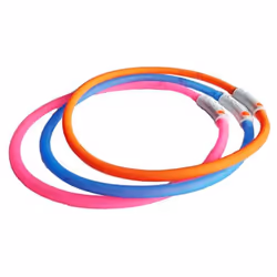 USB Rechargeable LED Flashing Light Band Glow Safety Belt Pet Dog Puppy Collar
