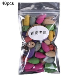 40Pcs Air Purification Cones Scent Buddhism Smoke Back-flow Incense Aroma Spice