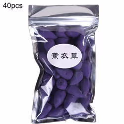 40Pcs Air Purification Cones Scent Buddhism Smoke Back-flow Incense Aroma Spice