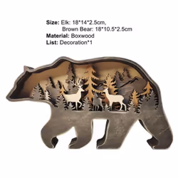Premium Forest Elk Ornament Creative Compact Portable
