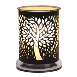 Aroma Touch Control Electric Wax Melt Tart Burner Tree of Life Black