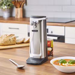 Morphy Richards 432030 tin opener Electric tin opener 50 W Black, Stainless steel