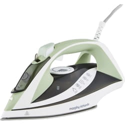 Morphy Richards Turbosteam 302010 Steam Generator Iron - Green/White with Ceramic Soleplate & Anti-Calc Technology