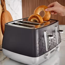 Morphy Richards Cassini 4 slice(s) 1880 W Black, Silver - Additional view 4